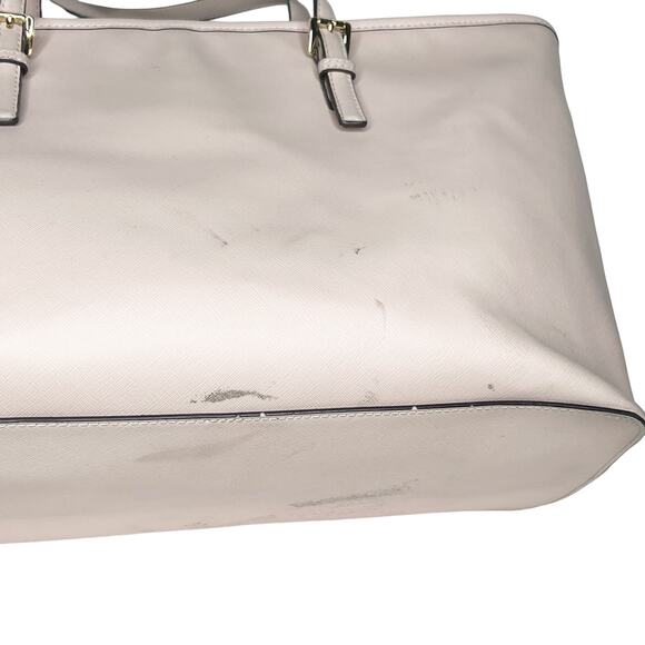 MICHAEL KORS Jet Set Travel Tote Handbag Saffiano Leather Powder Blush Pink OS - Picture 9 of 16